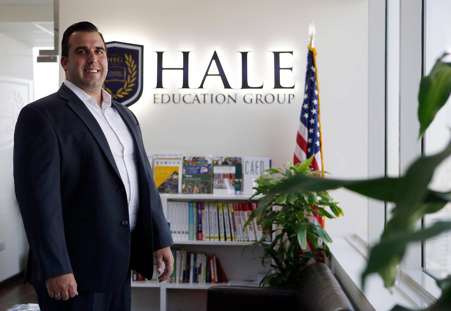 DUBAI - UNITED ARAB EMIRATES - 14MAY2017 - Peter Davos, founder of Hale Education Group in Dubai. Ravindranath K / The National ID: 35630 (to go with Suzanne Locke Story for Business) *** Local Caption ***  RK1405-DAVOS06.jpg