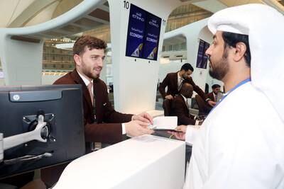All systems including check-in and baggage handling, security screening, boarding gates and immigration were stringently tested. Photo: Abu Dhabi Airports
