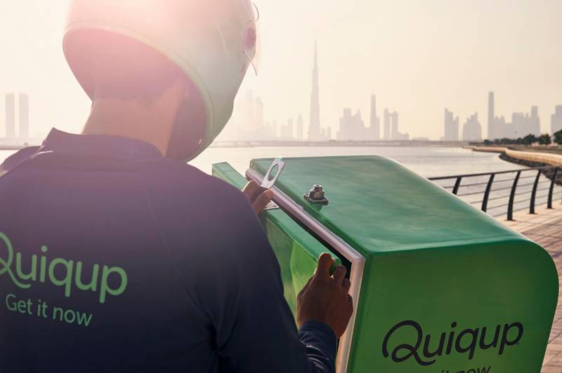 Quiqup delivery service firm plans to expand in the Middle East. Photo: courtesy Quiqup