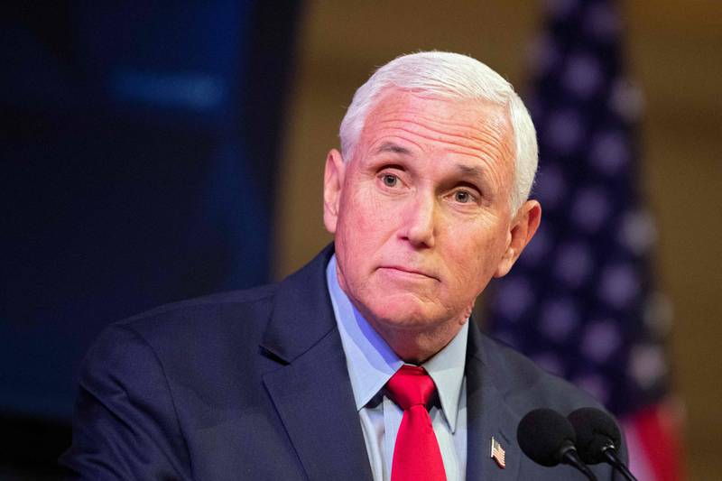Former US vice president Mike Pence and his legal team are weighing a response to the summons, reports say. AFP