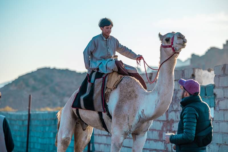 Hajjan tells the story of a young racer and his camel. Photo: Ithra