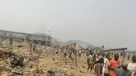 Lorry explosion devastates town in Ghana