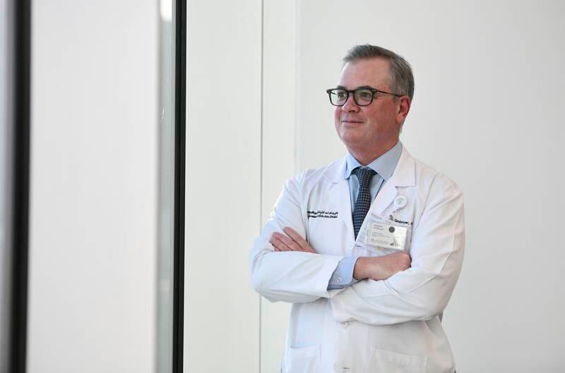 Dr Stephen Grobmyer, chairman of the Oncology Institute at Cleveland Clinic, said: 'Our job is to provide hope for  patients and a clear treatment path'
