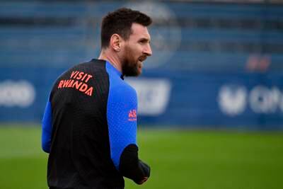 Lionel Messi returned to training with PSG after winning the World Cup in Qatar for Argentina.