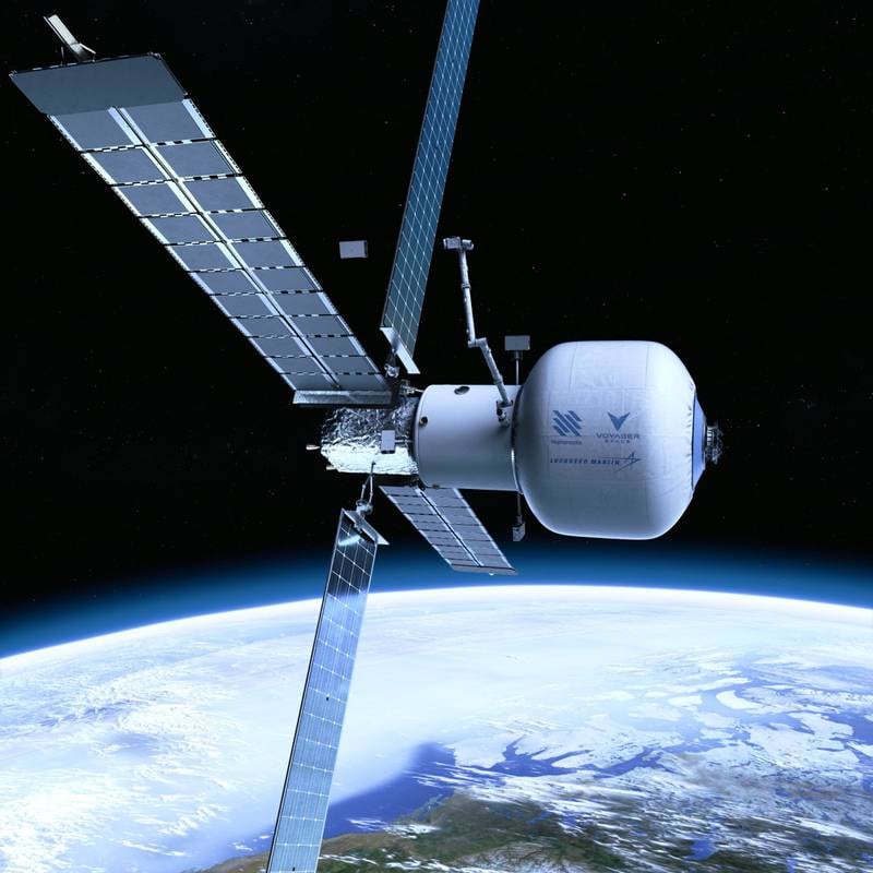 Nanoracks unveiled plans of a commercial space station, called Starlab, that would aid efforts in scientific research and tourism. It has partnered with Voyager Space and Lockheed Martin to build its first free-flying space station. Photo: Nanoracks