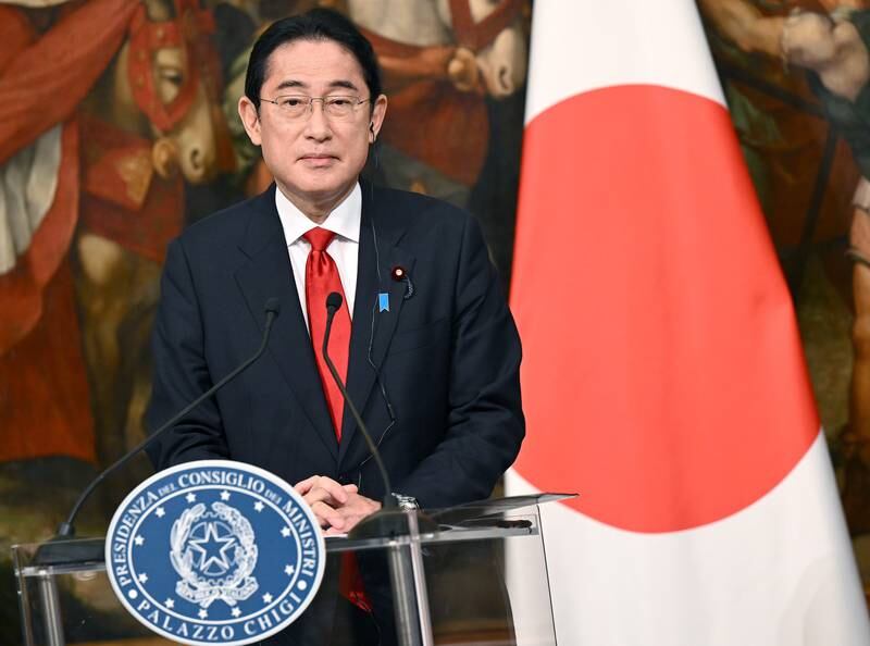 Japanese Prime Minister Fumio Kishida. EPA