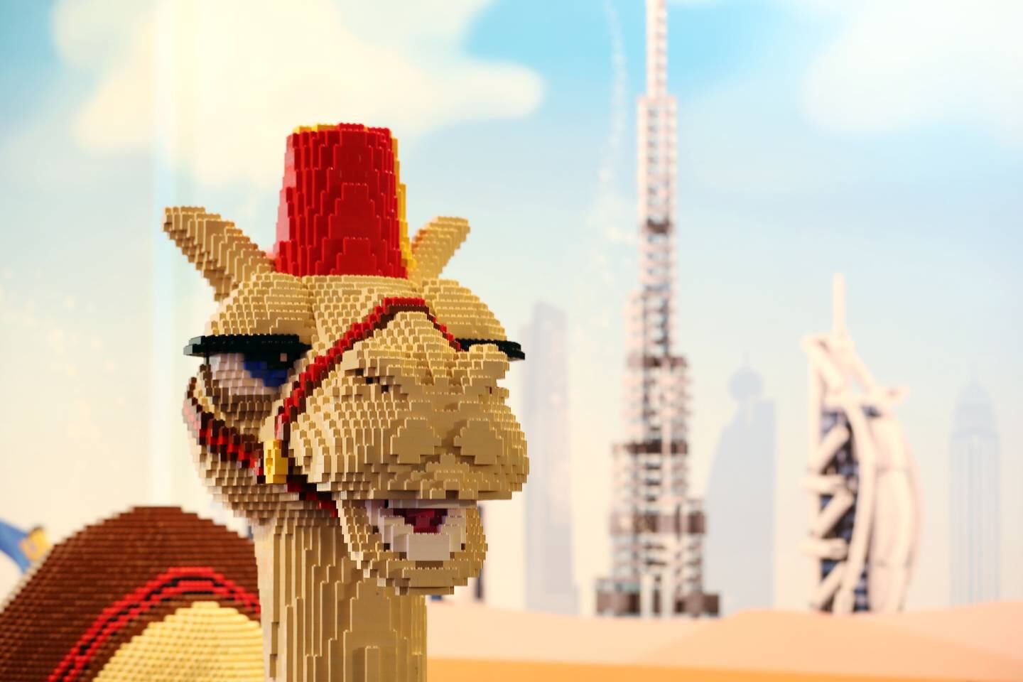 Keep an eye out for the Lego camel at Legoland Hotel in Dubai. Chris Whiteoak / The National