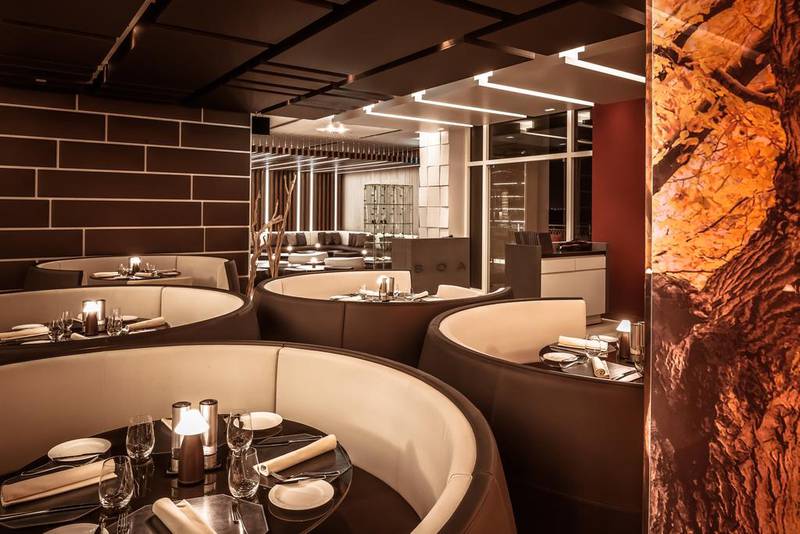 The interior of BOA Steakhouse in Abu Dhabi. Courtesy BOA Steakhouse