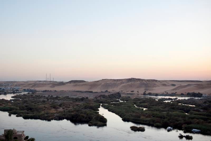 Aswan, Egypt - July 5, 2010: Landscape of the Nile River and Aswan. ( Philip Cheung / for The National Magazine )