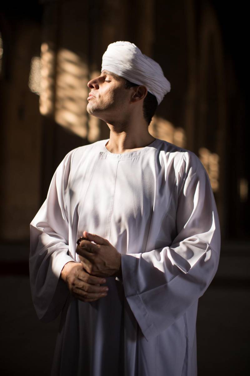 Sheikh Mahmoud El Tohamy is a master practitioner of Sufi chants. Courtesy Abu Dhabi Music and Arts Foundation