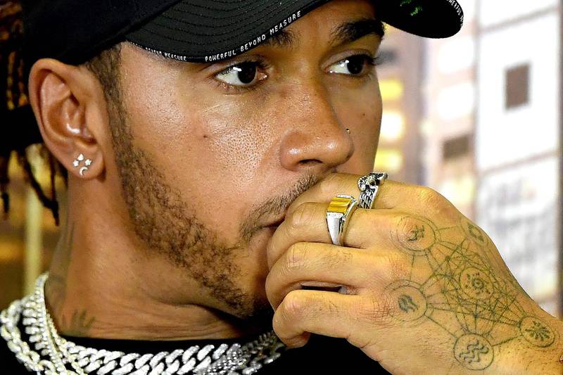 World champion Lewis Hamilton has used social media to speak out about racism. AFP