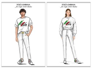 Dolce & Gabbana's outfits for Expo 2020 Dubai to go on sale 