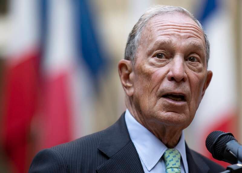 Michael Bloomberg is a new entry on this year's top 10 richest list with a net worth of $94.5 billion. EPA
