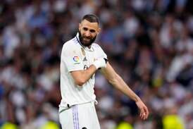 Real Madrid's Karim Benzema says his focus is on the final match of the season, against Athletic. AP Photo