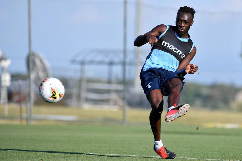 ROME, ITALY - MAY 25: Bobby Adekanye SS Lazio during the SS Lazio training session at the Formello center on May 2, 2020 in Rome, Italy. (Photo by Marco Rosi/Getty Images)