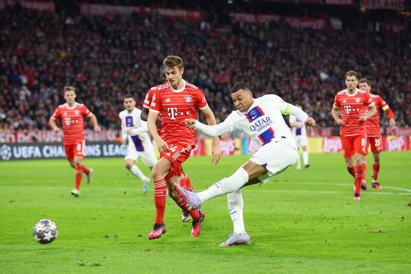 Josip Stanisic 7: Croatian full-back shown a clean pair heels by Mbappe on a couple of occasions but most defenders struggle with his pace and was generally sound at back for Bayern. Getty