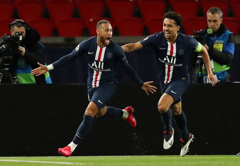 5. Paris Saint Germain -  Neymar celebrates. Reuters.