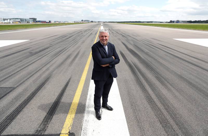 flights Gatwick president Stewart Wingate has actually protected the airport's record. Reuters 