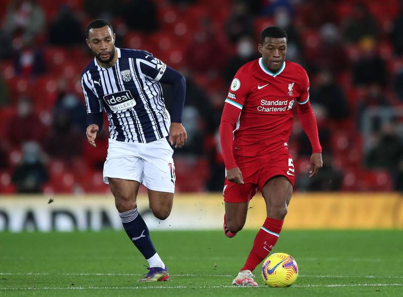 Georginio Wijnaldum - 5. The Dutchman cruised through the first half when the opposition sat back but did not appear to switch back on after the break when West Brom became ambitious. PA