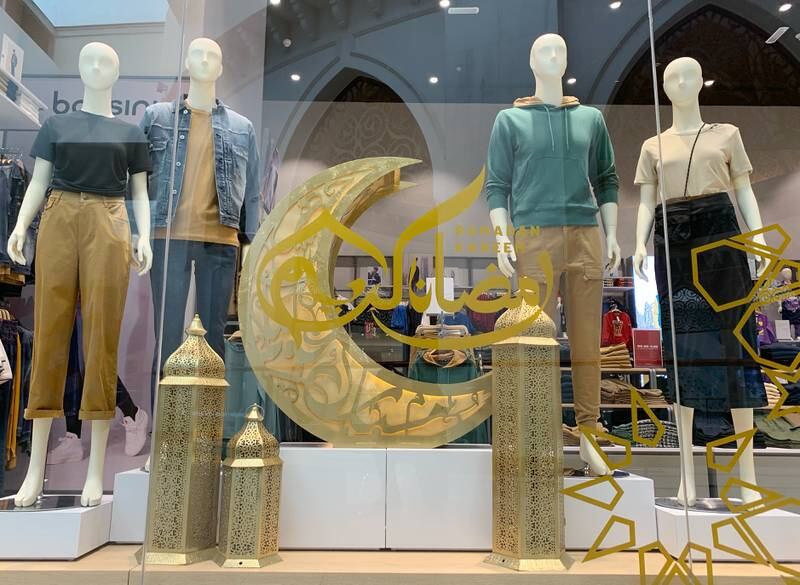Ramadan decorations at Dubai Mall, Dubai. Chris Whiteoak / The National