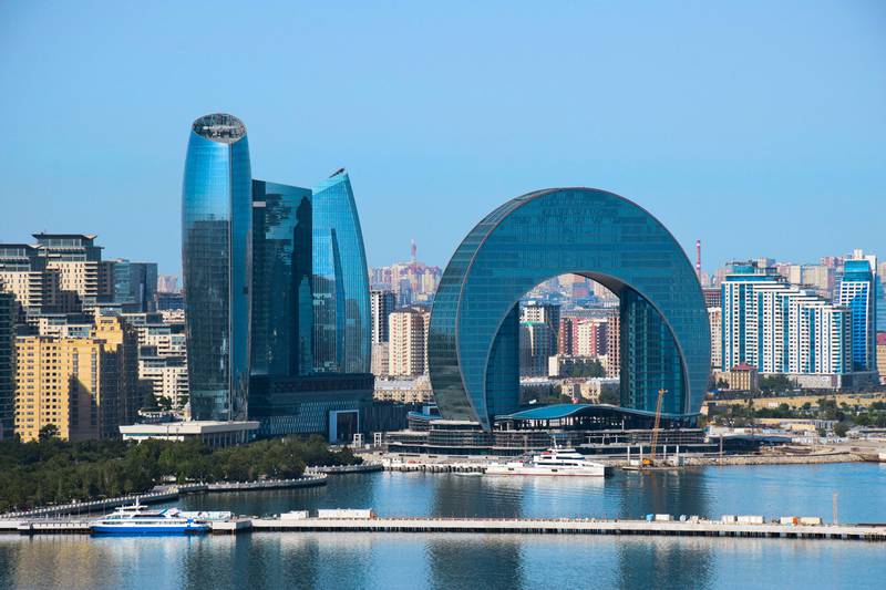 Contemporary architecture in Baku. Unsplash / Adil Sattarov