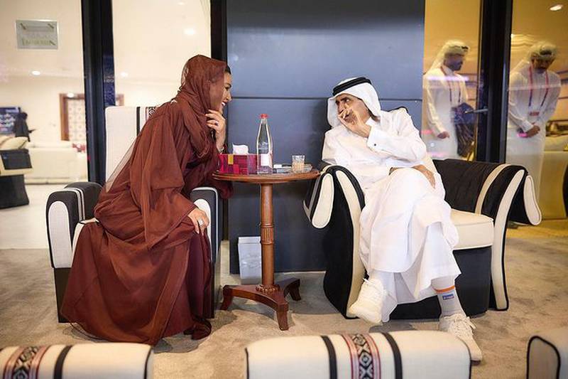 Qatar's Sheikha Moza bint Nasser pictured with her husband, former emir Sheikh Hamad. All photos: @mozabintnasser / Instagram