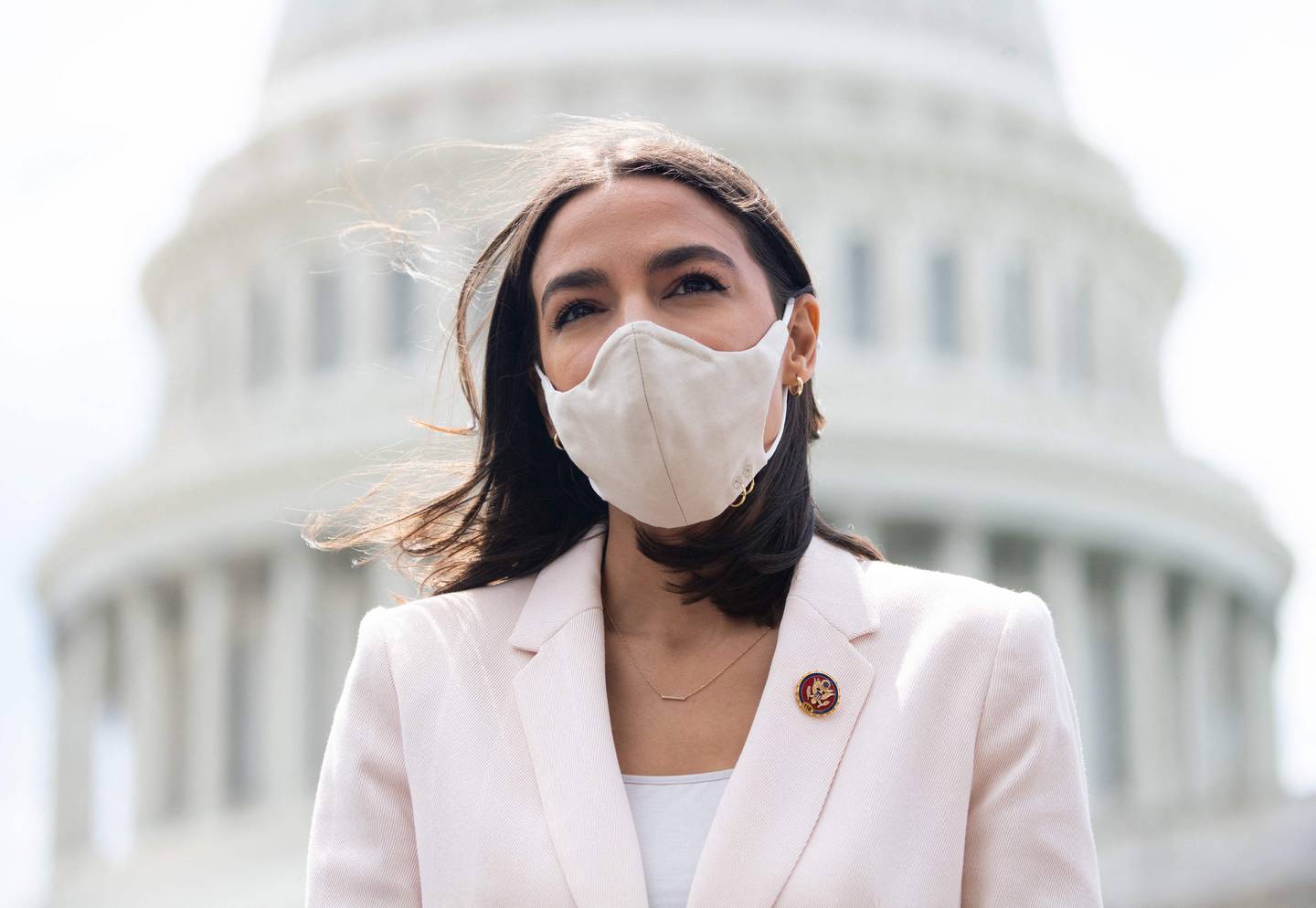 Representative Alexandria Ocasio-Cortez tested positive for Covid-19 in early January 2022. AFP