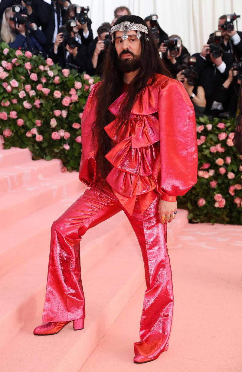 Metropolitan Museum of Art Costume Institute Gala - Met Gala - Camp: Notes on Fashion - Arrivals - New York City, U.S. - May 6, 2019 - Alessandro Michele. REUTERS/Mario Anzuoni