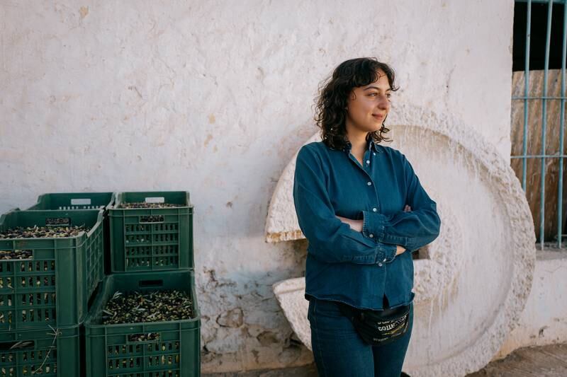 Sarah Ben Romdane returned to Tunisia to take on part of her family's olive estate and produce small-batch extra virgin olive oil that is proudly made in Tunisia. Photo: Erin Clare Brown / The National