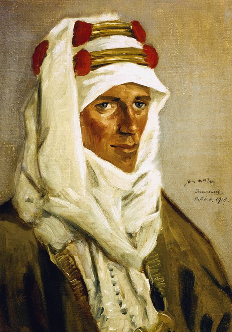McBey's 1918 portrait of Thomas Edward Lawrence, better known as Lawrence of Arabia. DEA / G Nimatallah