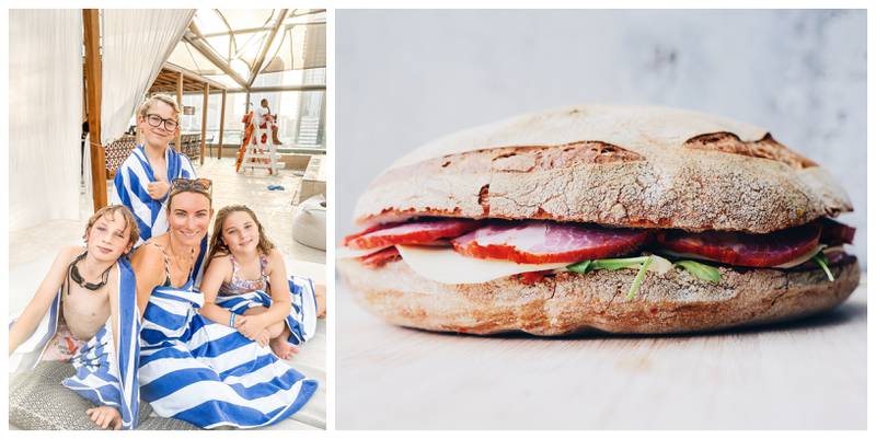Filled sandwiches and croissants are British mum-of-three Kaya Scott's go-to lunchbox staple. Photo: Kaya Scott; Eaters Collective / Unsplash