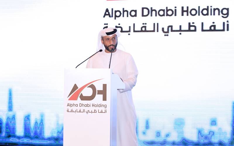 Hamad Al Ameri, chief executive and managing director of Alpha Dhabi. Wam
