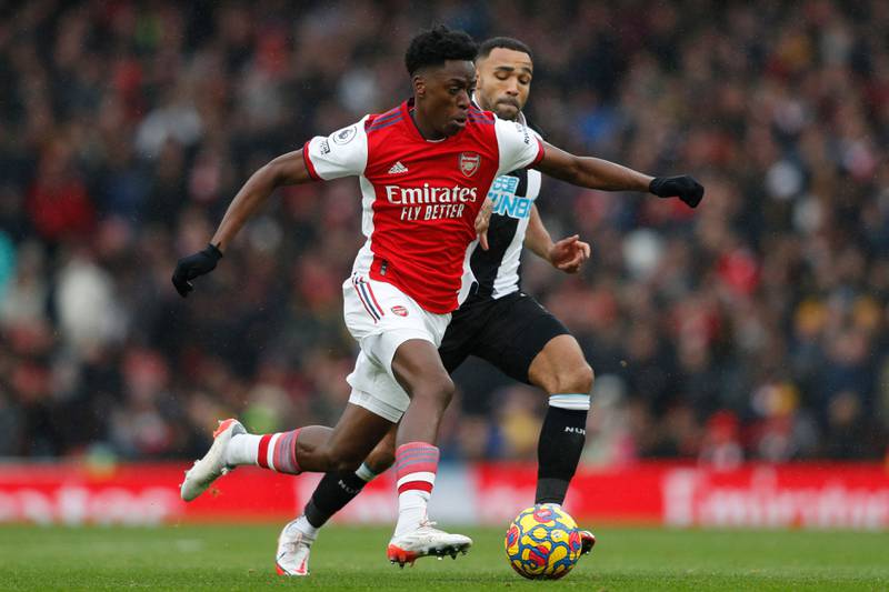 Albert Sambi Lokonga - 7: Lovely ball over defence after 15 minutes to pick out Saka but teammate couldn’t finish. Helped Gunners dominate possession. AFP