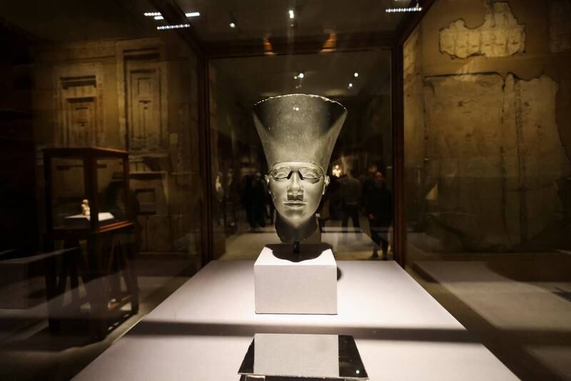 The head of King Userkaf, founder of the 5th Dynasty. Reuters