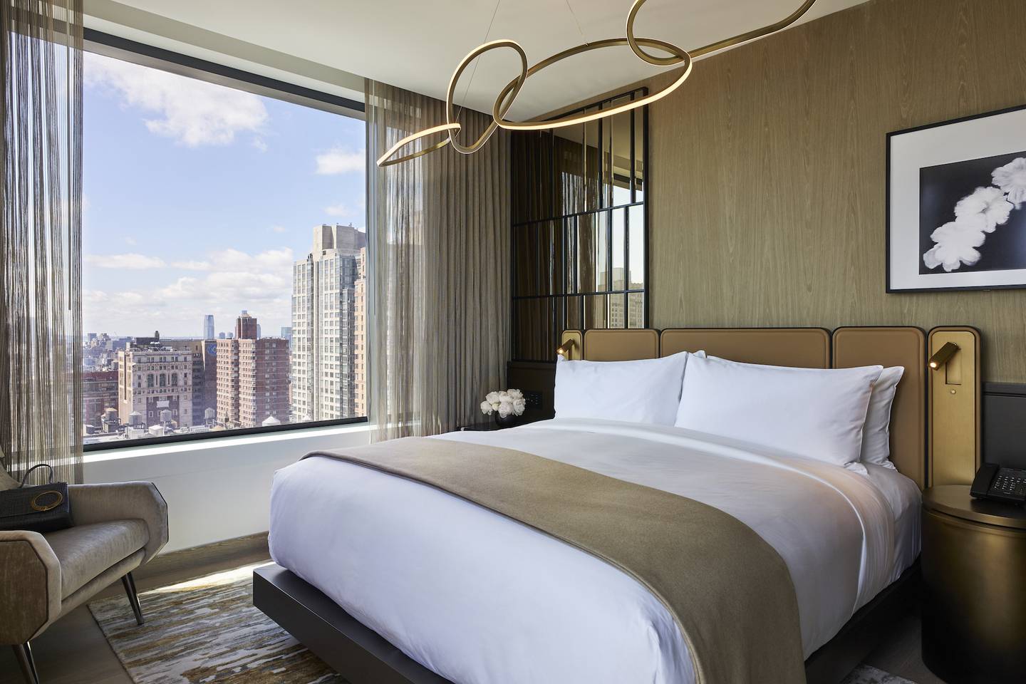 Rooms at The Ritz-Carlton New York, NoMad, offer views of some of the city's most recognisable buildings. Photo: Marriott