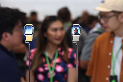 The second-generation Apple Watch SE will have more customisable watch faces to choose from. AFP