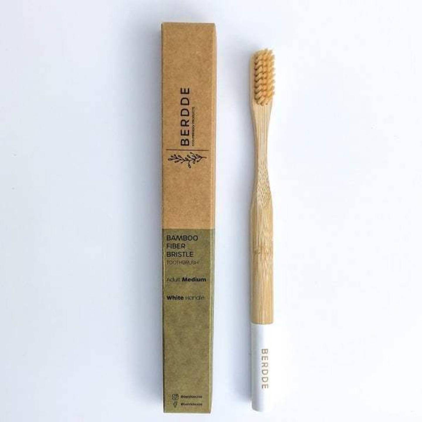 Berdde bamboo toothbrush. Courtesy Shift Eco