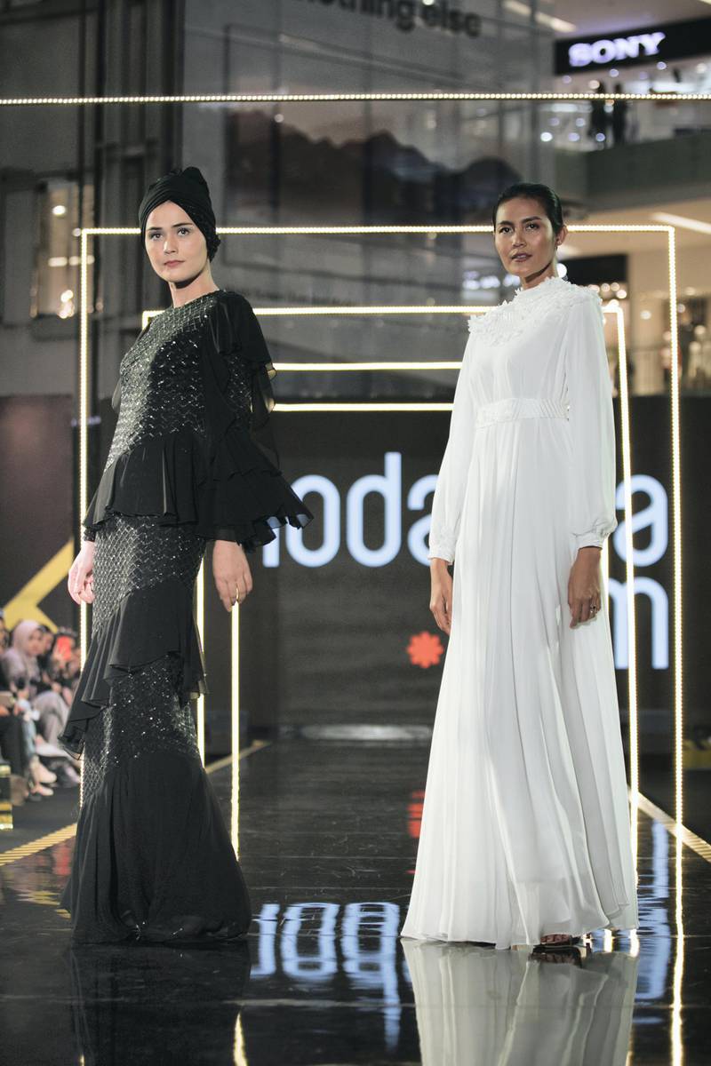The Rasit Bagzibagli x Modanisa collection, too, focused on muted shades