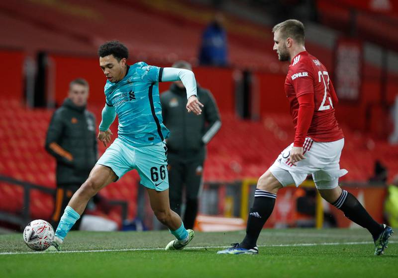 Trent Alexander-Arnold, 4 - United poured down the right-back’s wing in the first half, exploiting the space behind the 22-year-old. He was better after the break, when he was more disciplined and Milner slotted in to help. AP