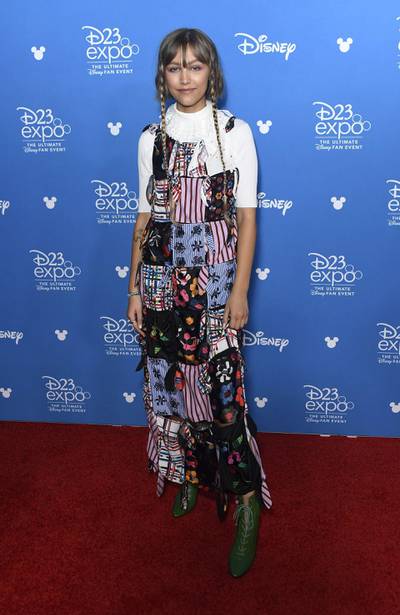 Grace VanderWaal at the D23 Expo 2019 at Anaheim Convention Centre on August 23, 2019 in California. AFP