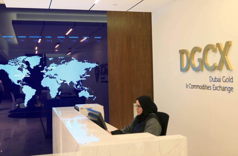 DUBAI - UNITED ARAB EMIRATES - 13JULY2015 - Dubai Gold and Commodities Exchange (DGCX) Office in Dubai. Ravindranath K / The National (to go with Dania Al Saadi story for Business) *** Local Caption ***  RK1307-LIFEdgcx14.jpg