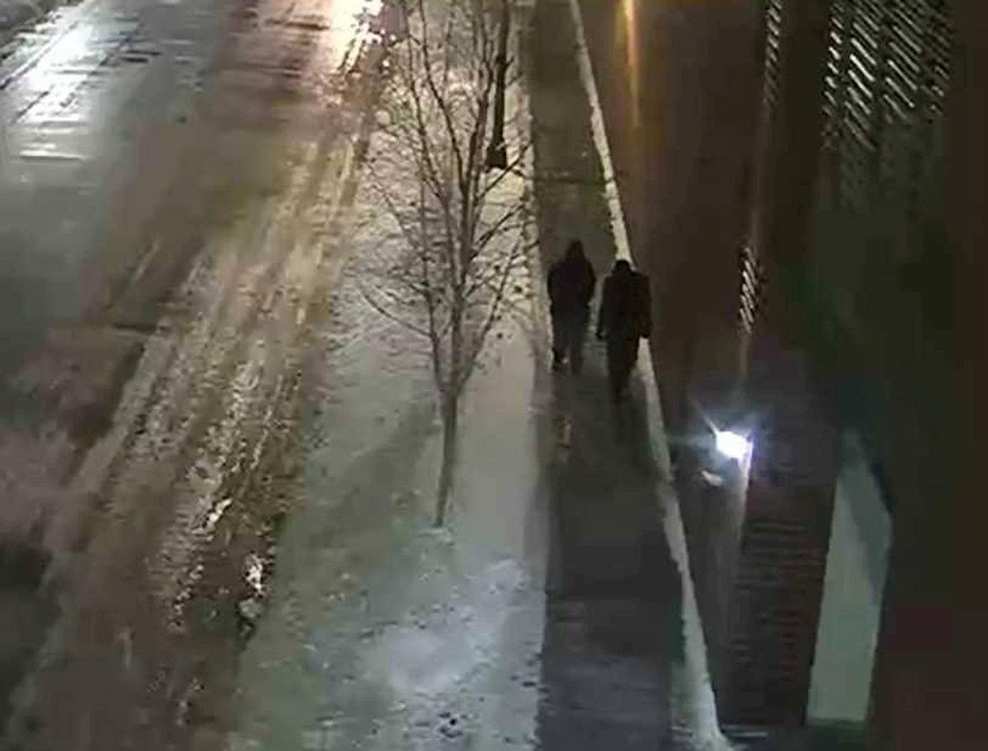 FILE PHOTO: A still image from surveillance video, released by Chicago Police, shows what they say are two persons of interest in their investigation into an assault of "Empire" actor Jussie Smollett in Chicago, Illinois, U.S, January 29, 2019. Picture released January 31, 2019.    Chicago Police Department/Handout via REUTERS/File Photo     ATTENTION EDITORS - THIS IMAGE WAS PROVIDED BY A THIRD PARTY - RC136A456790