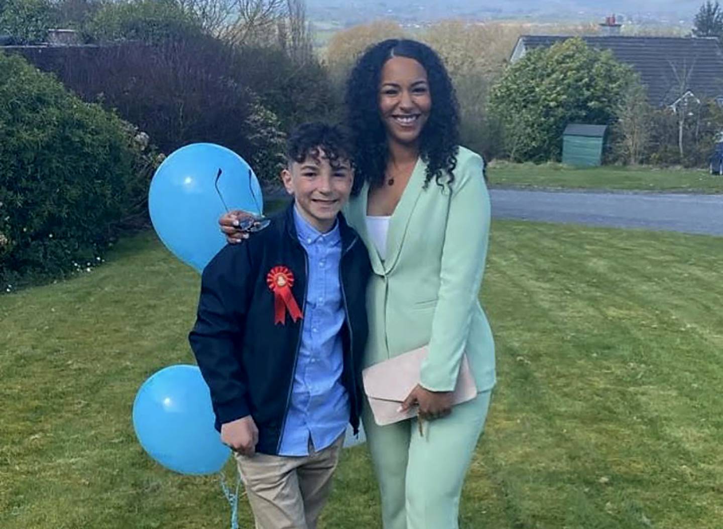Chloe Edwards, with her son Callum, 12, has been on the waiting list for social housing in Cork for eight years. Photo: Chloe Edwards