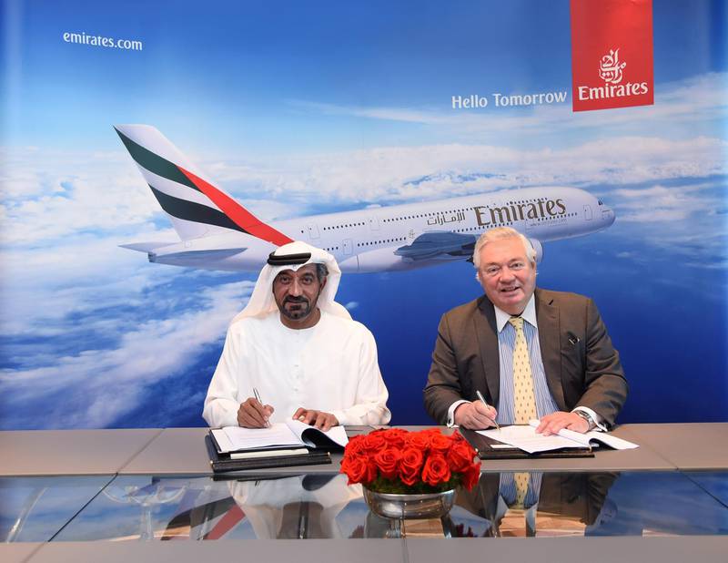 After lengthy negotiations Emirates ordered 36 additional Airbus A380 aircraft worth US$16 billion guaranteeing the production of the superjumbo for the Toulouse-based manufacturer.