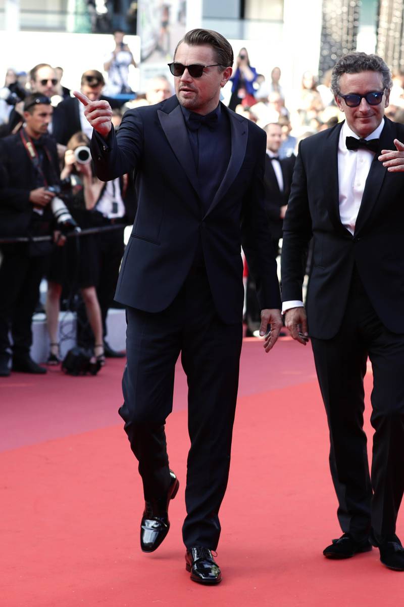 CANNES, FRANCE - MAY 23:   Leonardo DiCaprio attends the screening of "The Traitor" during the 72nd annual Cannes Film Festival on May 23, 2019 in Cannes, France. (Photo by Vittorio Zunino Celotto/Getty Images)