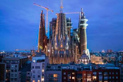 A visit to Sagrada Familia in Barcelona is at number 12. Getty Images