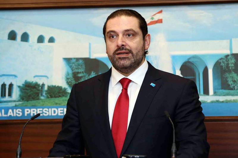 Lebanese prime minister Saad Hariri. Dalati Nohra / EPA  