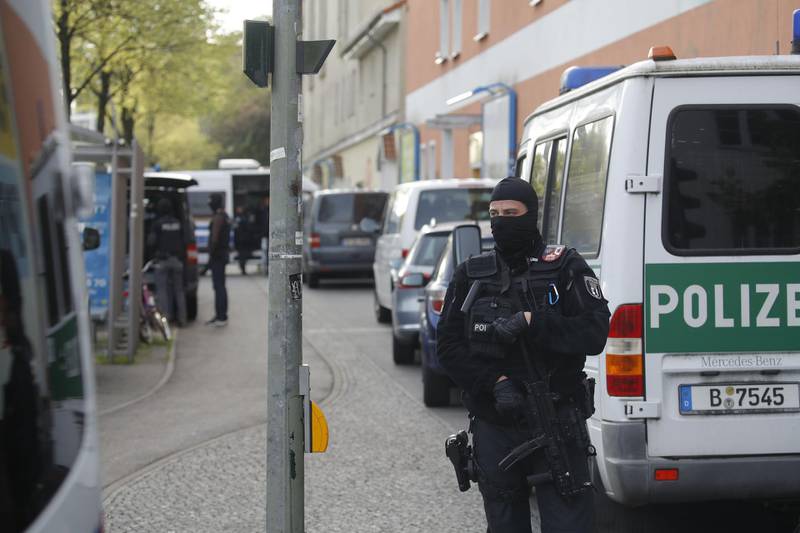 Dozens of police and special forces stormed mosques and associations linked to Hezbollah in Bremen, Berlin, Dortmund and Muenster. AFP