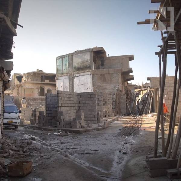 Mosul is being rebuilt without government assistance