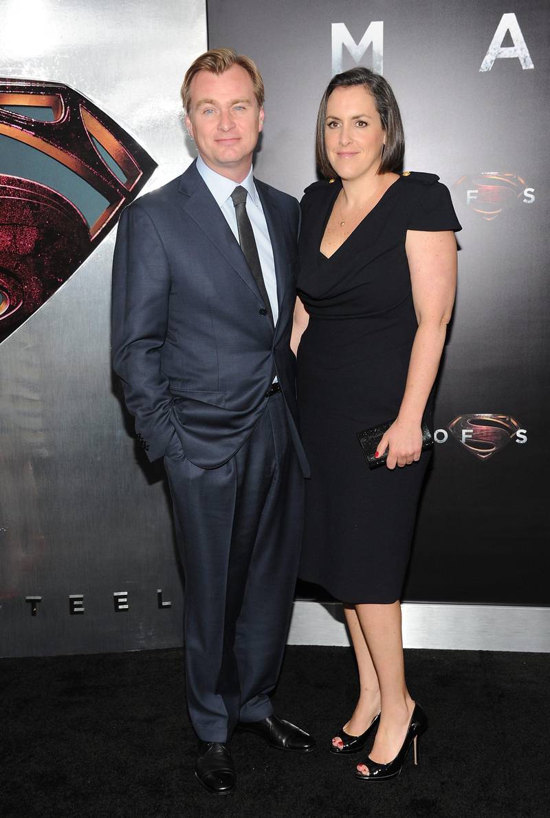 Producers Christopher Nolan, left, and Emma Thomas attend the "Man Of Steel" world premiere at Alice Tully Hall on Monday, June 10, 2013 in New York. (Photo by Evan Agostini/Invision/AP) *** Local Caption ***  World Premiere Man Of Steel.JPEG-090d9.jpg